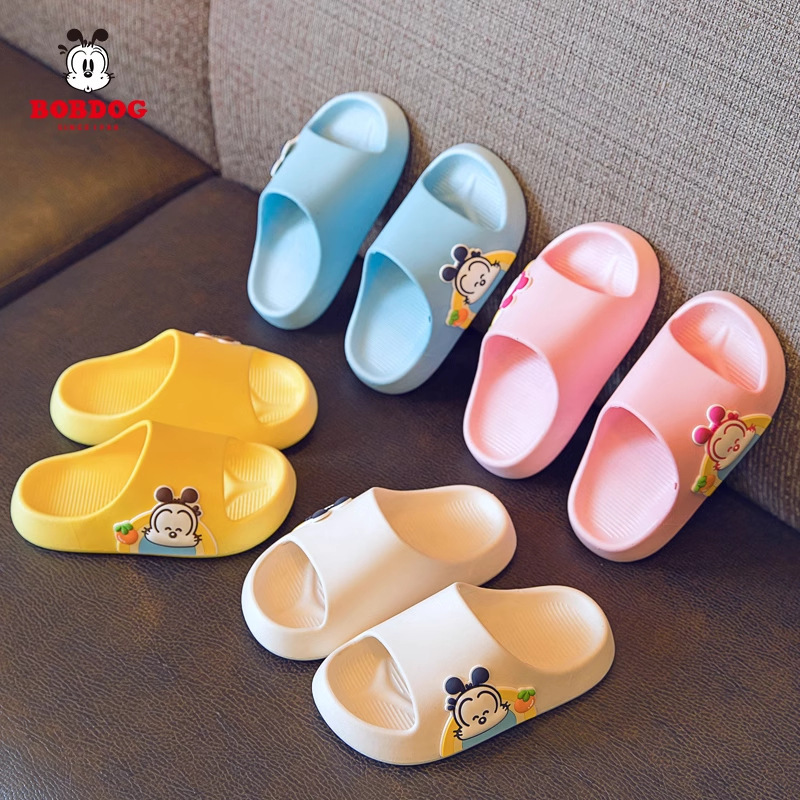 [Explosions] Babu Bean Children's Slippers Small and Medium-sized Boys and Girls Bath Non-slip Outdoor Summer Cartoon Sandals