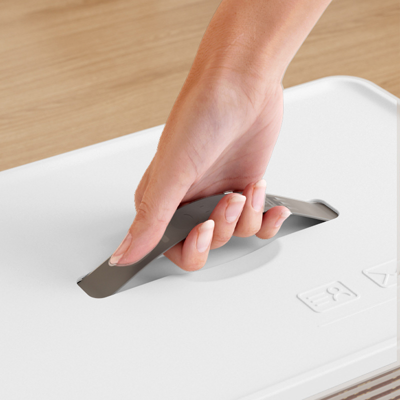 Caja de almacenamiento de recopilación de datos de oficina en el hogar caja de almacenamiento multifuncional de varios documentos caja de almacenamiento de archivos transparentes A4