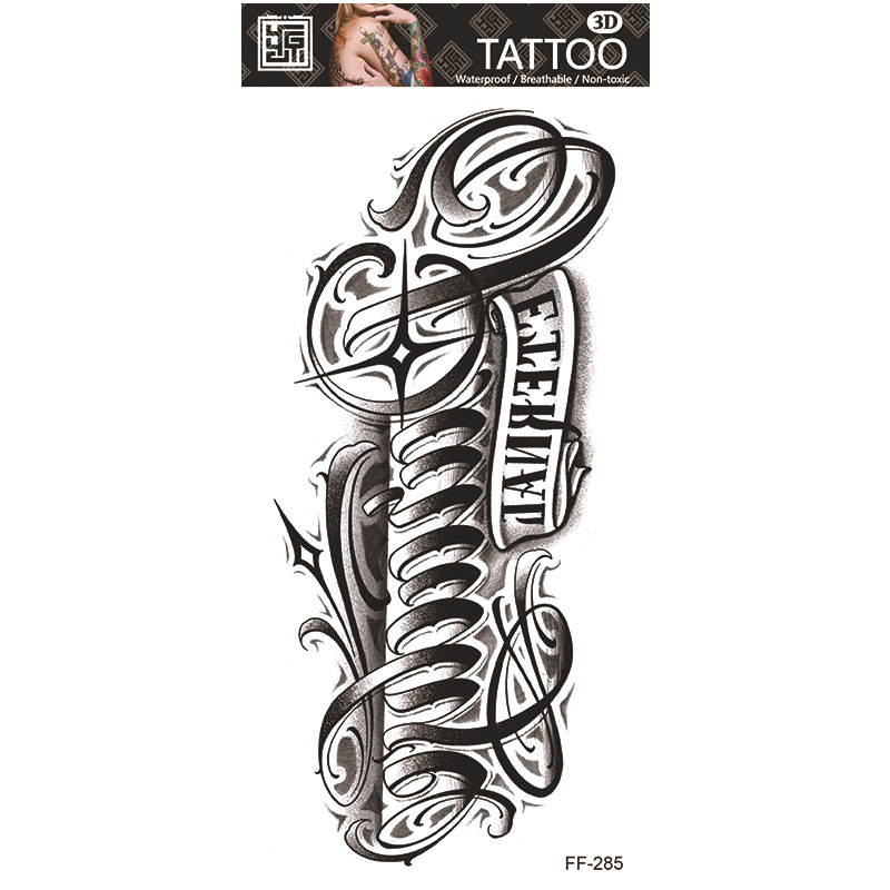 Tatuajes Temporales Impermeables de Papel de Transferencia al Agua para Cuerpo Entero image 91