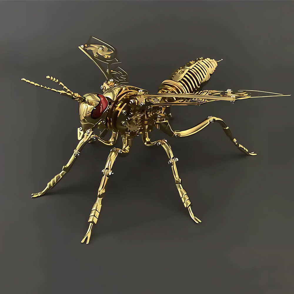 Insectos mecánicos abejas de alta dificultad modelo de ensamblaje de metal creativo DIY adornos regalo juguetes de puzzle