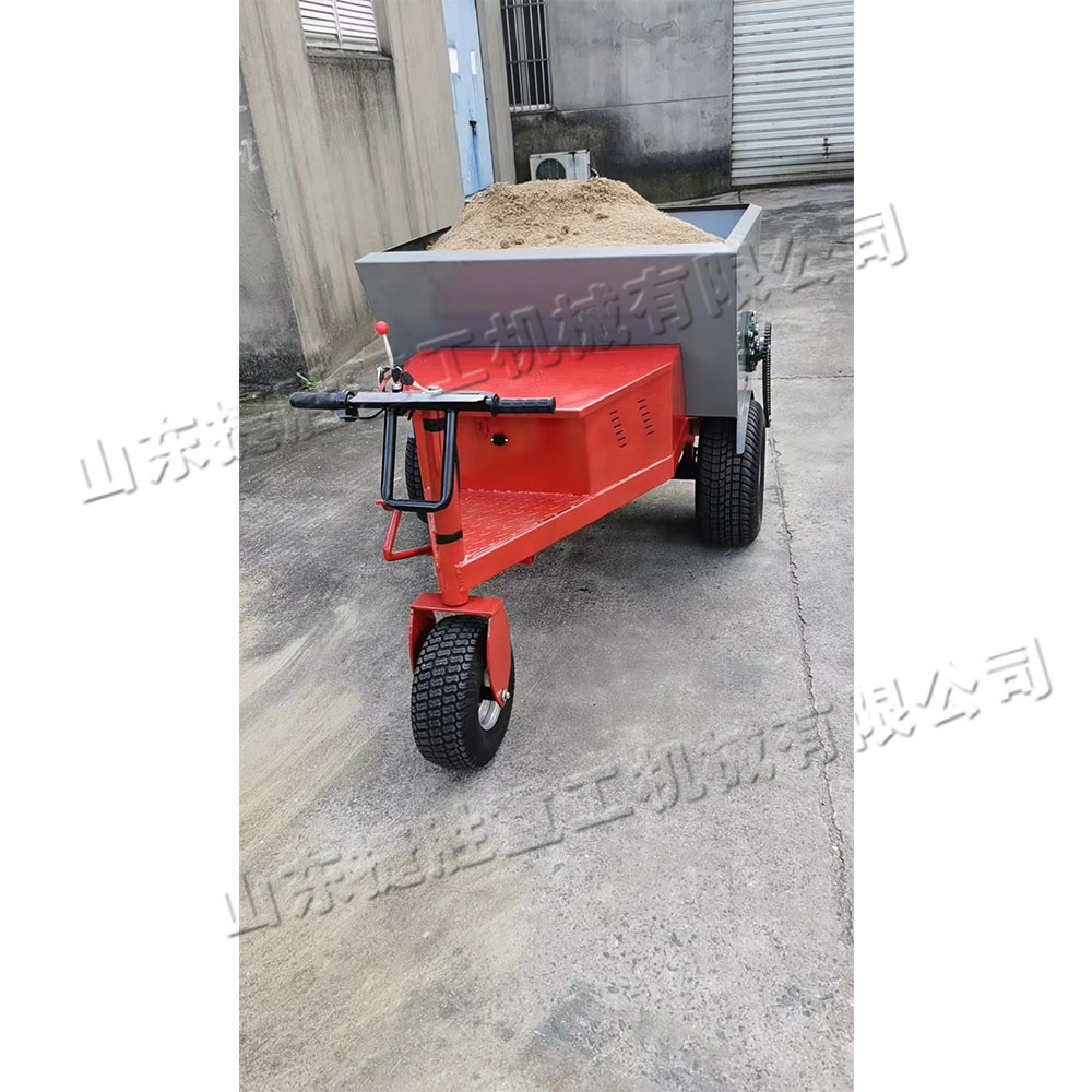 máquina de lavado de arena de neumáticos de espesamiento eléctrico máquina de llenado de arena de césped artificial tipo coche máquina de llenado de arena de césped de parque