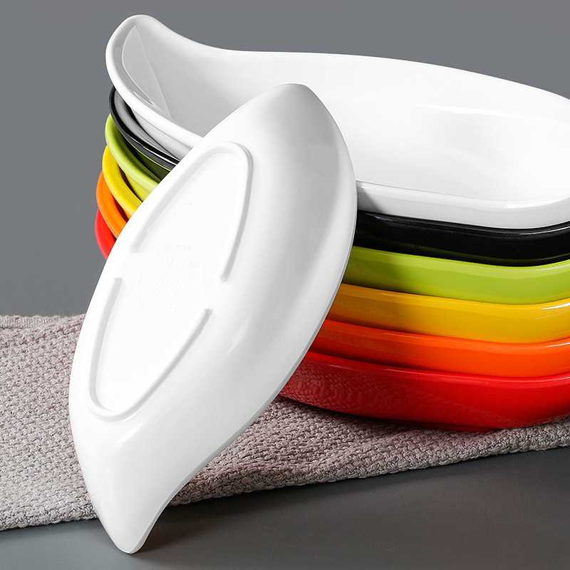 密胺餐具碟子創意仿瓷小吃碟塑料涼菜碟餐廳飯店防摔小碟子商用