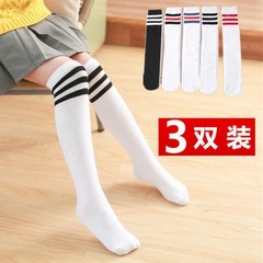 配校服的襪子長筒襪夏天兒童配裙子小學生女童過膝襪中長半截長網