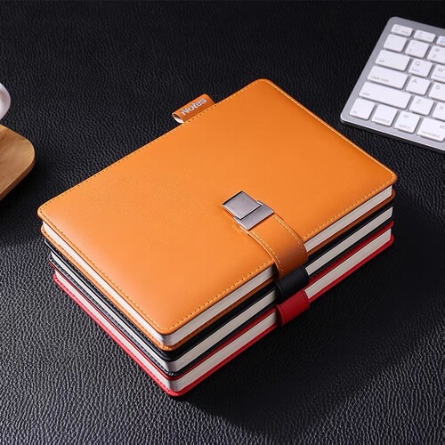 Thickened notebook A5 meeting record information notepad can be printed with logo magnetic buckle business notebook