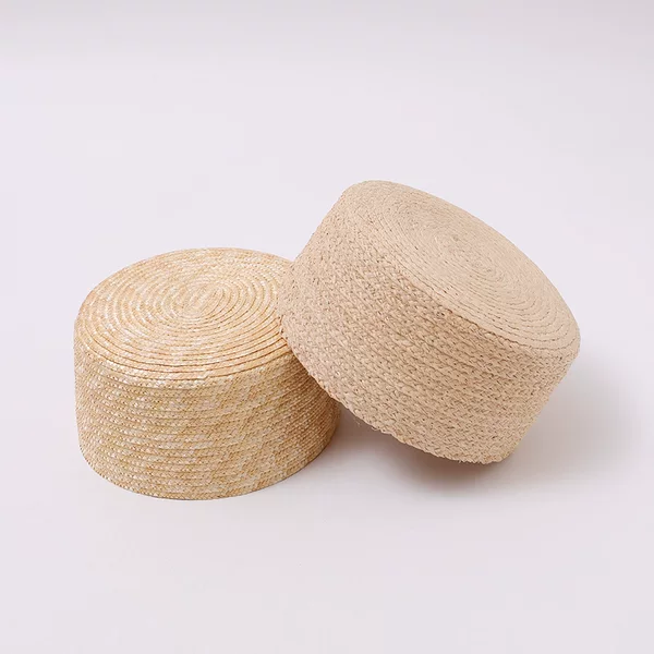 New Woven Pillbox Hat for Women, Summer Breathable Stylish Hat, Niche French Beret, Elegant Small Hat
