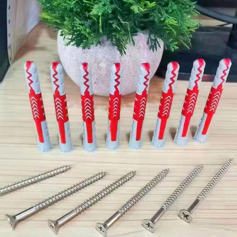 Huiyu expansion screw hollow brick wall block wall gypsum board with expansion nylon Bolt inner expansion nail fittings