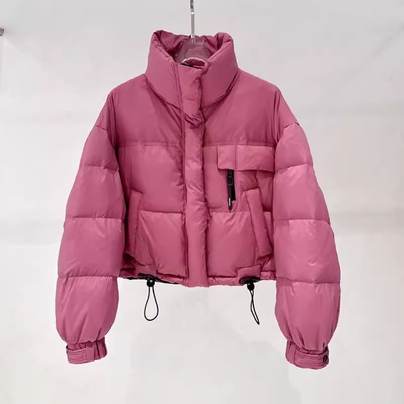509 胸ジッパー 2025 新しい綿の服の女性のファッションスタンドカラー韓国スタイルのゆったりと軽い秋と冬のジャケット|undefined