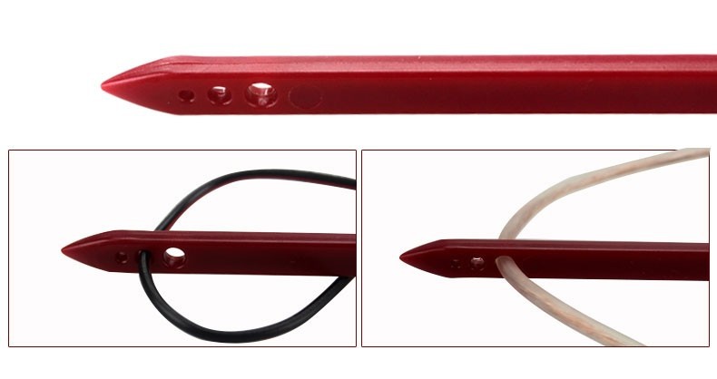 Car audio 360 driving recorder panoramic navigation modification routing lead wire threading wire puller tool