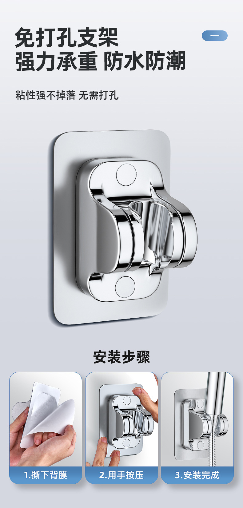 304 stainless steel powerful pressurized showerhead, household shower head, hose, bath set, shower head undefined