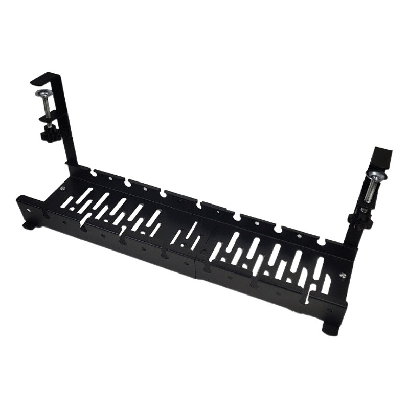 Desk bottom cable rack Punch-free plug Board organizador de cables plug-in de cable oculto cesta de datos de potencia Cable de almacenamiento y acabado