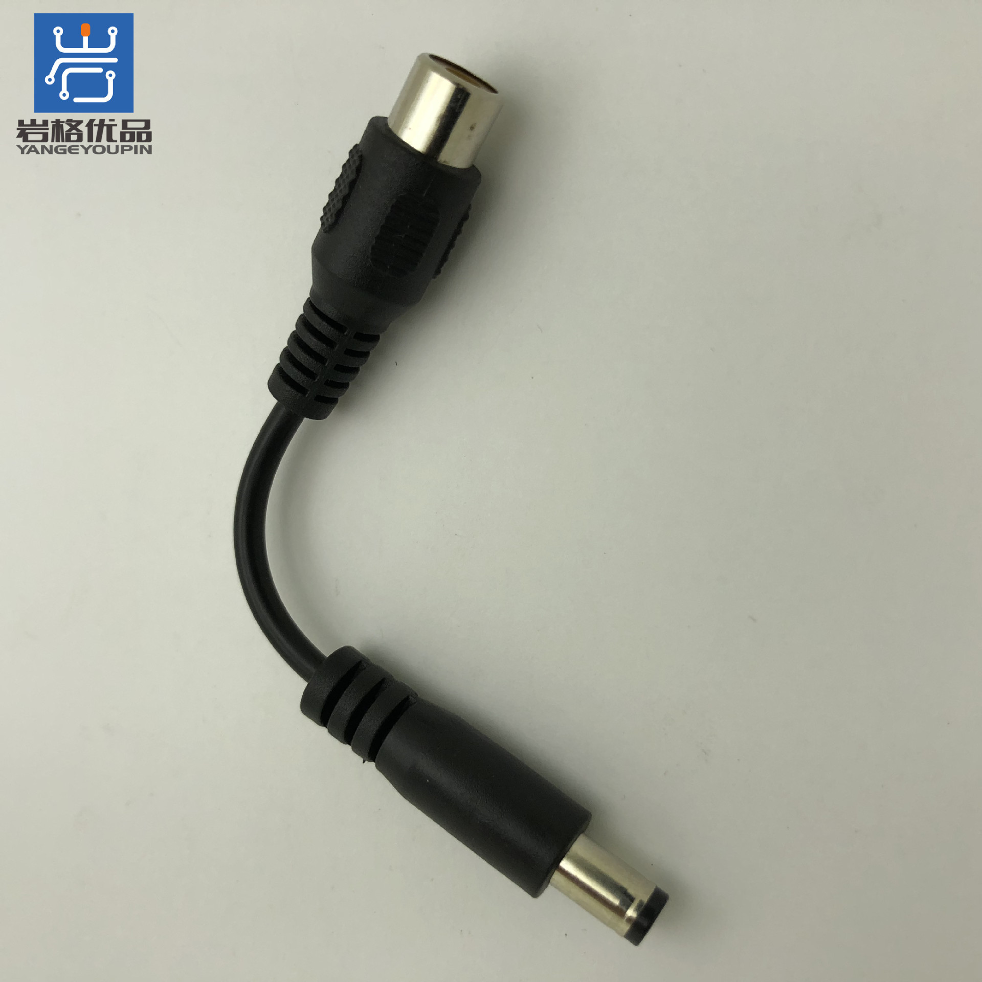 厂家制定dc5525公转RC母头RCA母座+DC5521公航插车载监控视频线