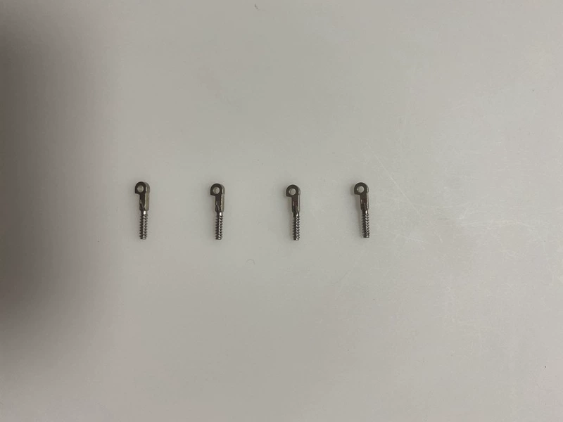 Аксессуары для оправы очков TR, булавка из нержавеющей стали, резиновая цепь для рогатки, различные сердечники, нажимная пластина, основная серия