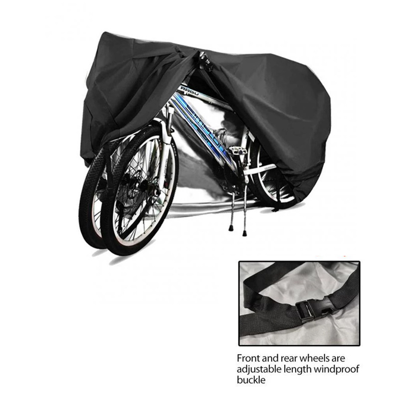 Cross-Border Motorcycle Cover, Rainproof and Sunproof Electric Vehicle Cover, Outdoor Portable Dustproof Thickened Vehicle Cover 210D