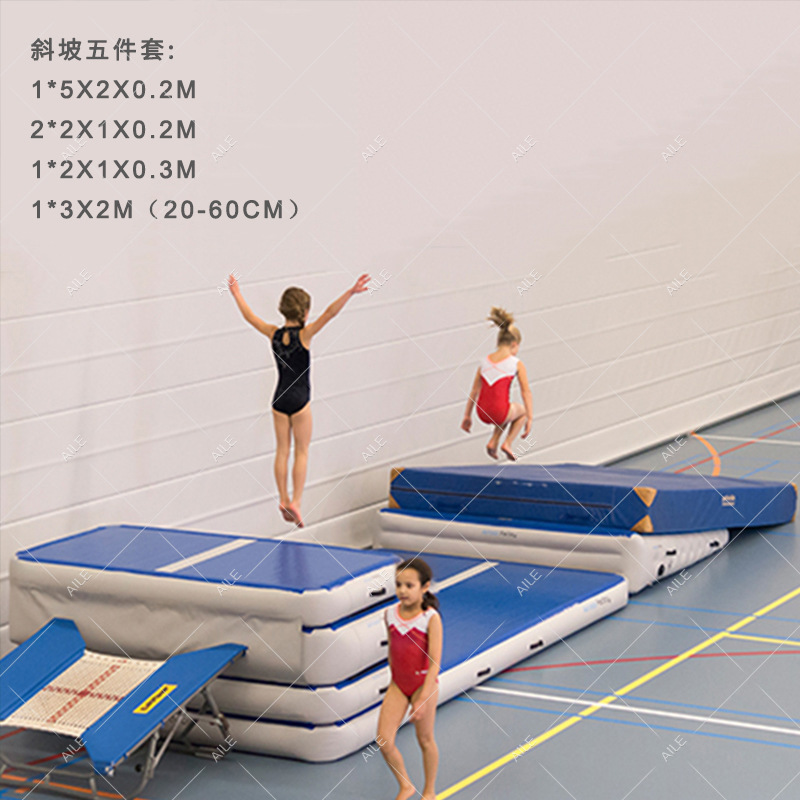 Customized inflatable gymnastics mat fitness exercise yoga mat taekwondo air flip cushion air mattress kit