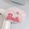 10 Diamond letters Rabbit hair circle