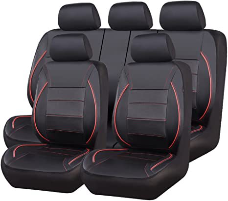 Cross-Border Foreign Trade Car Seat Covers Pu Leather Faux Leather Single-Needle Pull Strip Leather Export to Europe, America, and the Middle East Universal