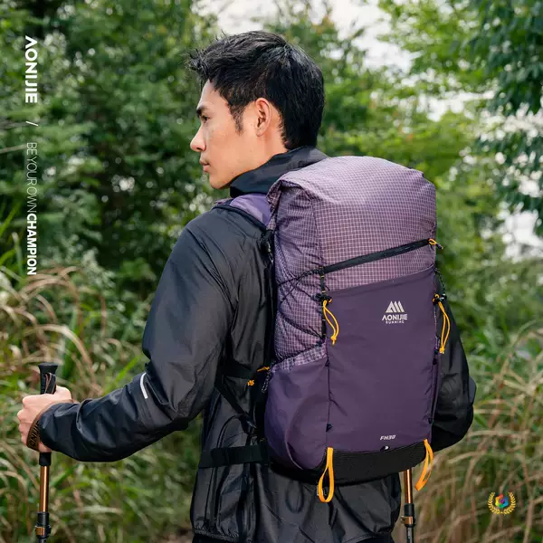 ☍ Onijie Hiking Backpack 30L Women's Outdoor Professional Cross-Country Running Lightweight Mountaineering Bag Men's Backpack