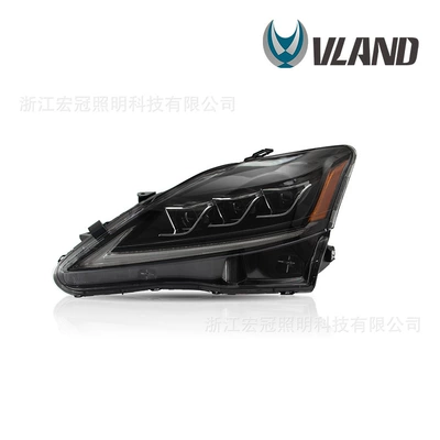 Modified Car Lights Are Suitable for 06-12 Lexus Is250 Is300 Lens Car Led Headlight Assembly (Ön faralar) - left-drive-reflector-amber-price-is-per-unit-minimum-order-quantity-is-two-sold-as-a-pair