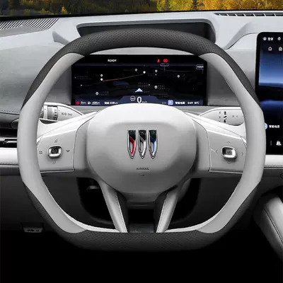 Wheel Cover, Steering wheel cover - black-yunshang-yami-set-type-ultra-thin-model-buick-zhijing-e7