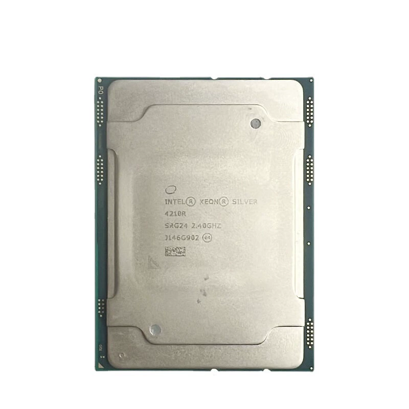 Подходящий для серверов процессор Xeon Silver 4210R, 10 ядер, 20 потоков, 2.4 ГГц
