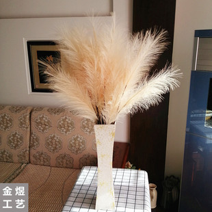 Foreign trade reed simulation bouquet home wedding luxury ornaments gift crafts high-end display decoration flowers