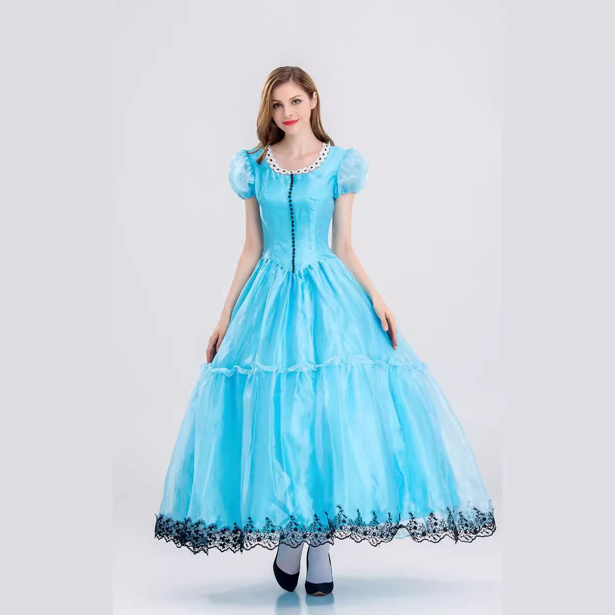 New Halloween Fairy Tale Fantasy Wonderland Princess Dress Masquerade Stage Costume Dropshipping