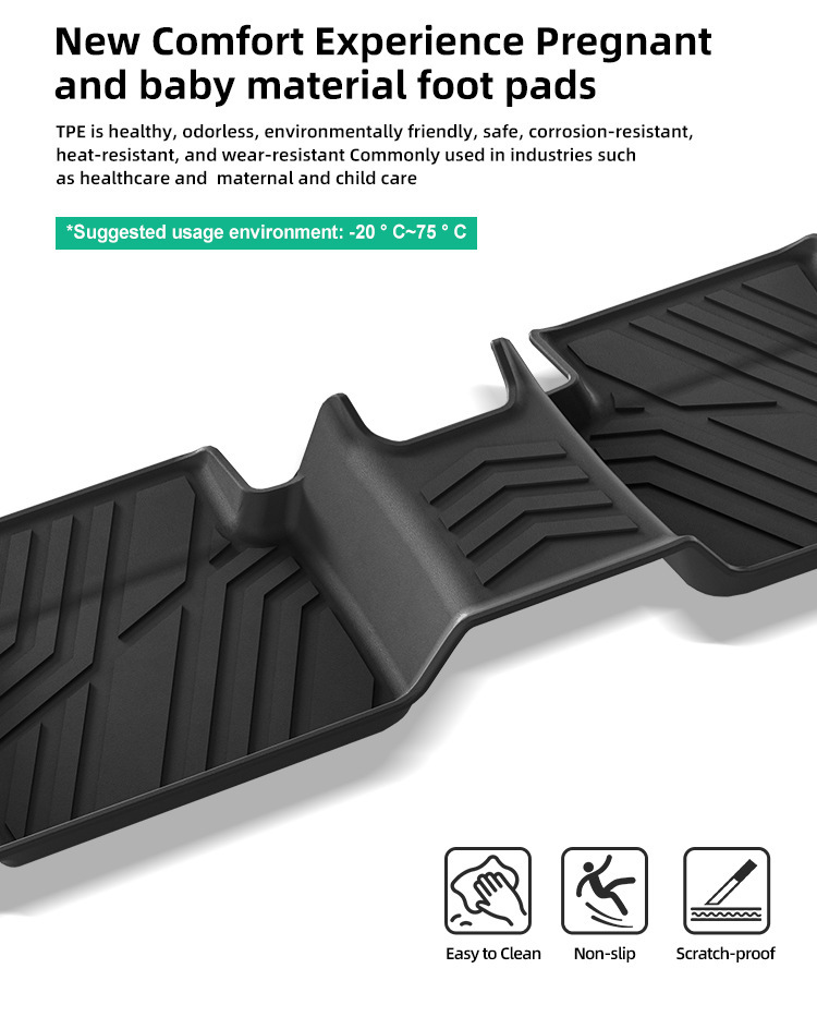 Suitable for 24 Modern Kona Car Floor Mats, Special Tpe Floor Mats, Trunk Mats, Cross-Border