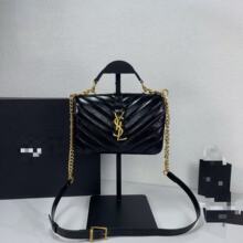 YS新款小包College 油蜡牛皮对版高品质精致百搭手提单肩斜挎包
