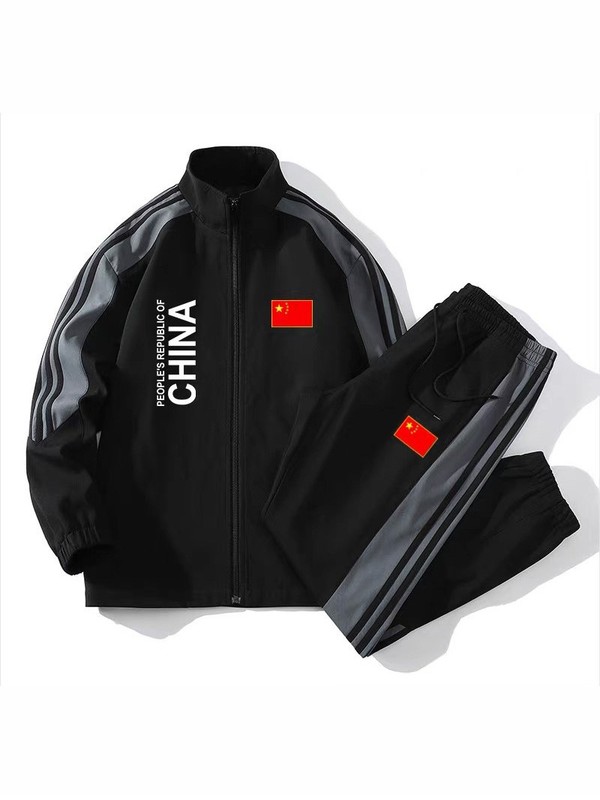 中国队国家队夹克比赛运动服男女2025春秋薄款国服训练服套装团购|undefined