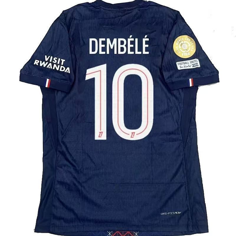 Camiseta de la Copa Mundial de Clubes 2526, Versión Tailandesa, Manga Corta, Versión para Fanáticos, de París, Chelsea, Barcelona, Real Madrid, Miami, Tottenham, Juventus