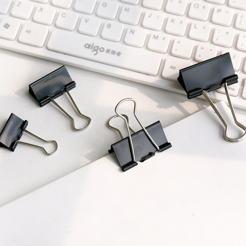 Black swallowtail clip, phoenix tail clip, long tail clip, ticket clip, file clip, small size office stationery clip, iron clip, test paper clip