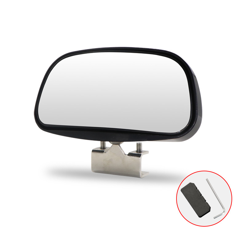Qìchē – Car Auxiliary Rearview Large field of view rear view auxiliary mirror - black-one