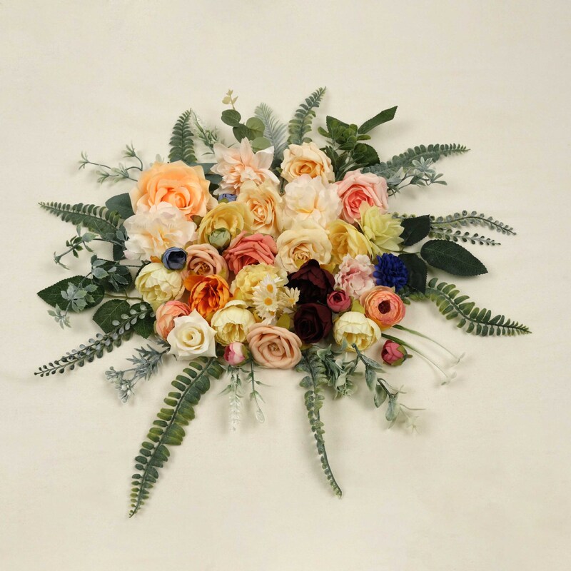 Simulated European-Style Color Scheme 59-Piece Set of Flower Heads and Aquatic Plants Materials for DIY Flower Arrangements, Home Flower Arrangements, and Dining Table Decoration Accessories Simulated European-Style Color Scheme 59-Piece Set of Flower Heads and Aquatic Plants Materials for DIY Flower Arrangements, Home Flower Arrangements, and Dining Table Decoration Accessories