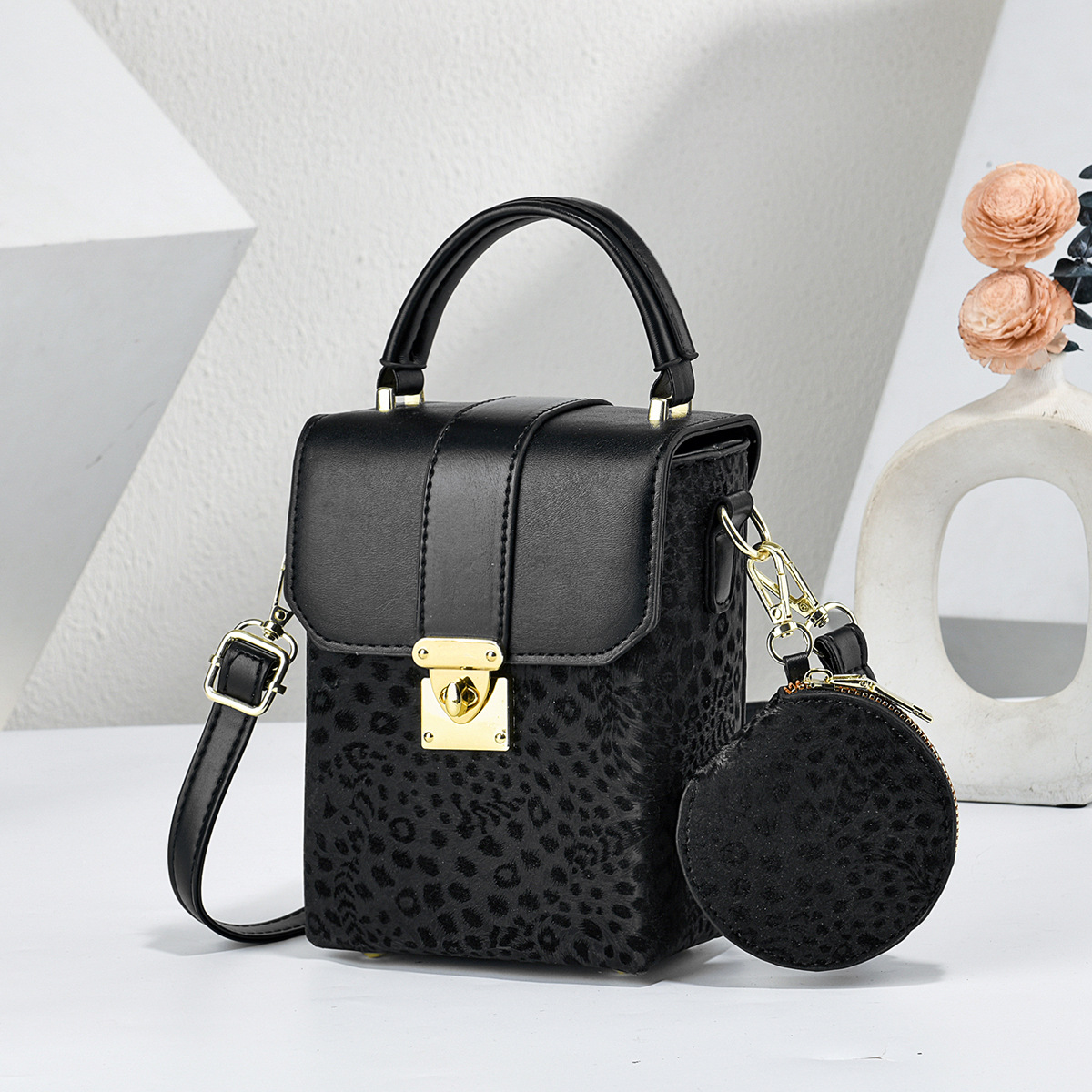 Pequeño paquete de dos piezas bolsas de madre mini bolsas de cubo colgantes bolsas de cambio bolsas de mano compactas exquisitas bolsas transfronterizas