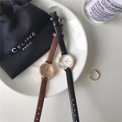 New Fashion Student Women's Watch Women's Simple Niche Retro Belt Small Disc High-Quality Quartz Women's Watch