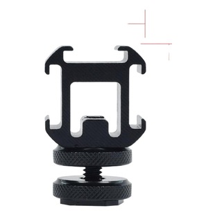 Camera Three-head hot shoe base fill light microphone monitor multi-function one-to-three base