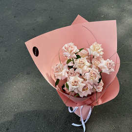 彩色荷兰白卡纸简约网红包花纸花束鲜花包装纸加厚牛皮纸花艺批发