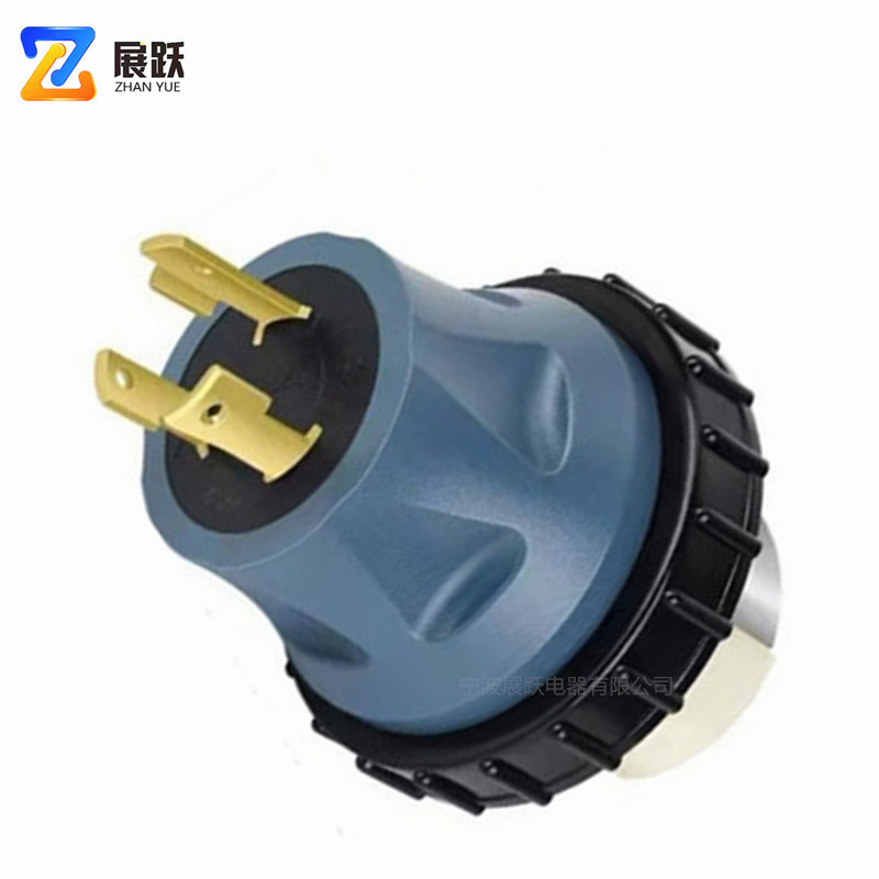 Generator conversion adapter L5-30P to SS250R 30 amp to 4 fork twist lock plug adapter