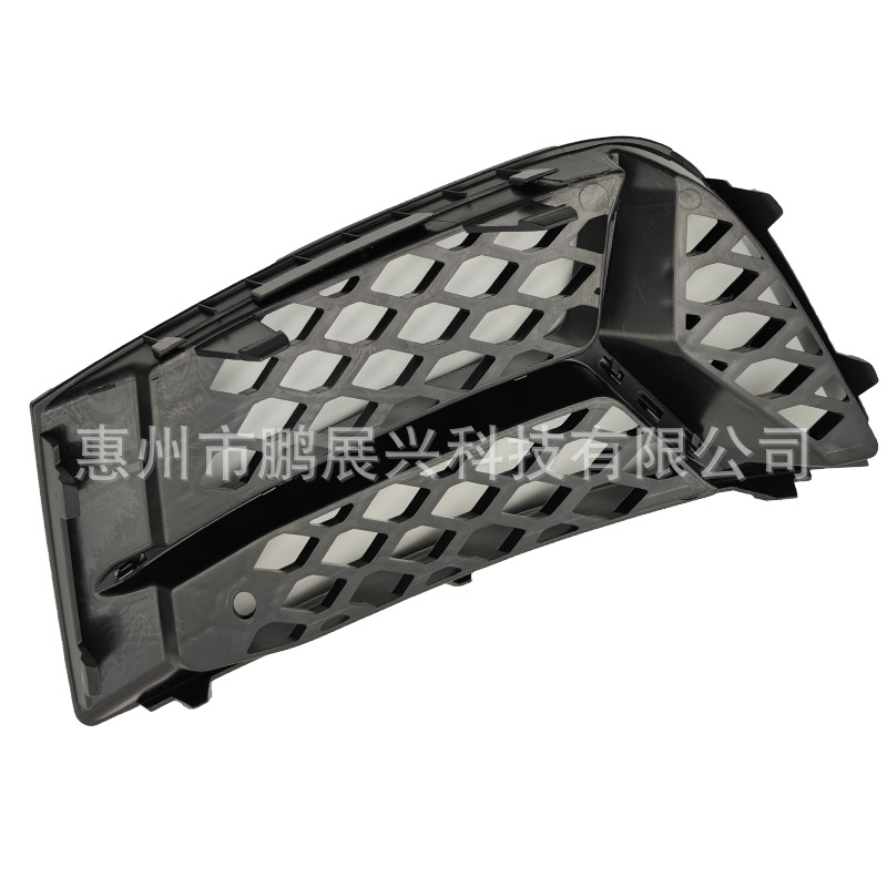 Adecuado para 17-20 Audi A3 S3 modificado negro panal niebla marco de la lámpara parachoques delantero inferior parrilla cubierta de la lámpara de niebla image 3