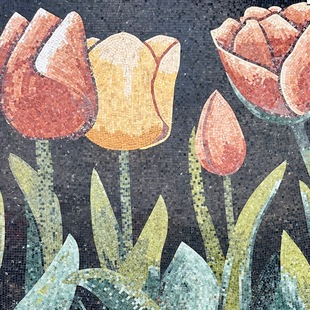 marble marble mosaic craft hand-cut painting mosaic Guangdong factory tile gravel carpet
