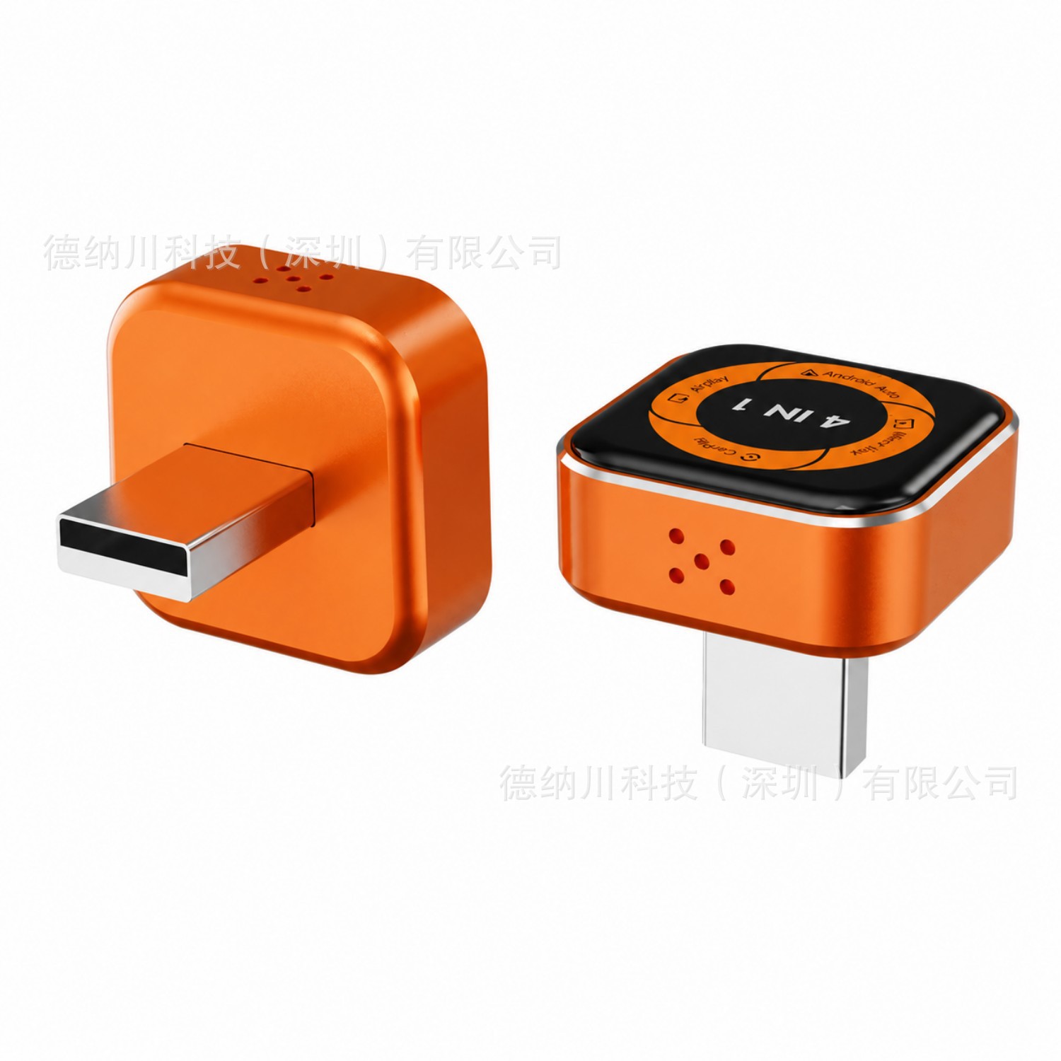Cross-Border 4-in-1 Car-Mounted Wired to Wireless Carplay Android Auto Connectivity Box Apple Android Adapter