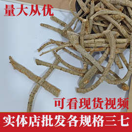 批发云南文山三七根 三七根 三七根条 三七头剪根 水洗三七粗根