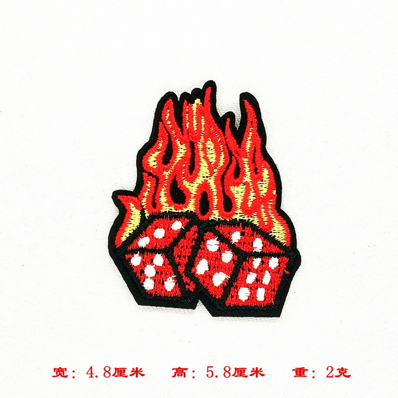 跨境爆款彩色卡通刺绣布贴时尚衣服补丁贴pacth绣花章补洞装饰贴