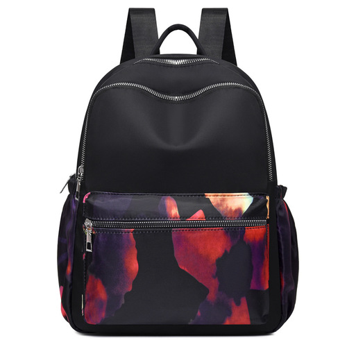 Backpack bag for women new multi-layer large capacity outdoor travel backpack nylon casual ethnic style backpack for women