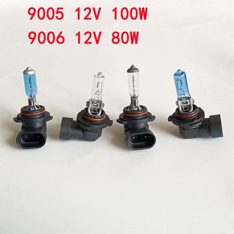 Car Light Bulb 12V9005 Brightening Model 9006 Fog Lamp 100W Halogen High Brightness Model Durable Headlight Super Bright