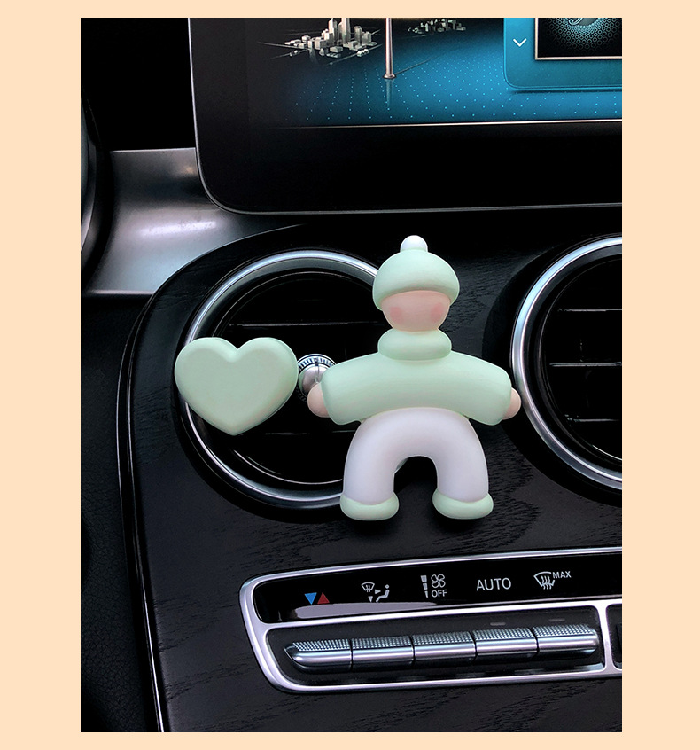 2025 New Villain Car Aromatherapy Car Perfume Air Vent Decoration Diffusing Stone Car Interior Ornament for Women