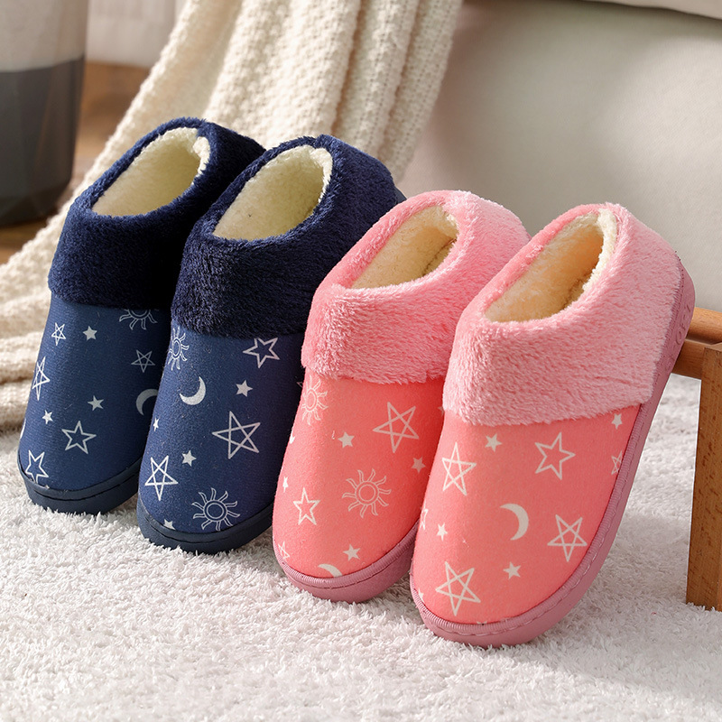 棉拖鞋女包跟厚底冬天情侣居家居室内男拖鞋冬产后月子拖鞋毛毛鞋