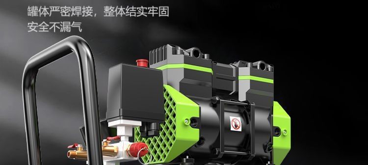 Oil-free silent air compressor, small 220v portable woodworking air pump, high-pressure air pump, practical air compressor