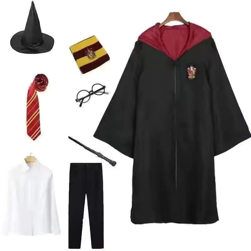 ハリーポッター大学ローブ同cos衣装魔法のローブ服大人子供の学校の制服マントマント|undefined