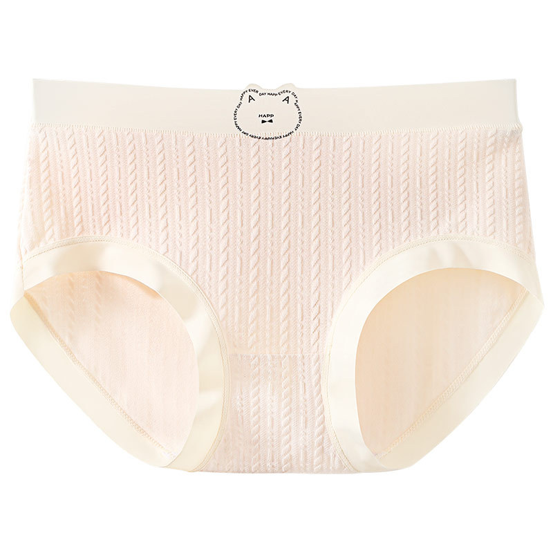 Ropa interior de algodón Mujer antibacteriano entrepierna inferior japonés dulce chica triángulo pantalones cortos cabeza nueva cómoda ropa interior de niña sin costuras